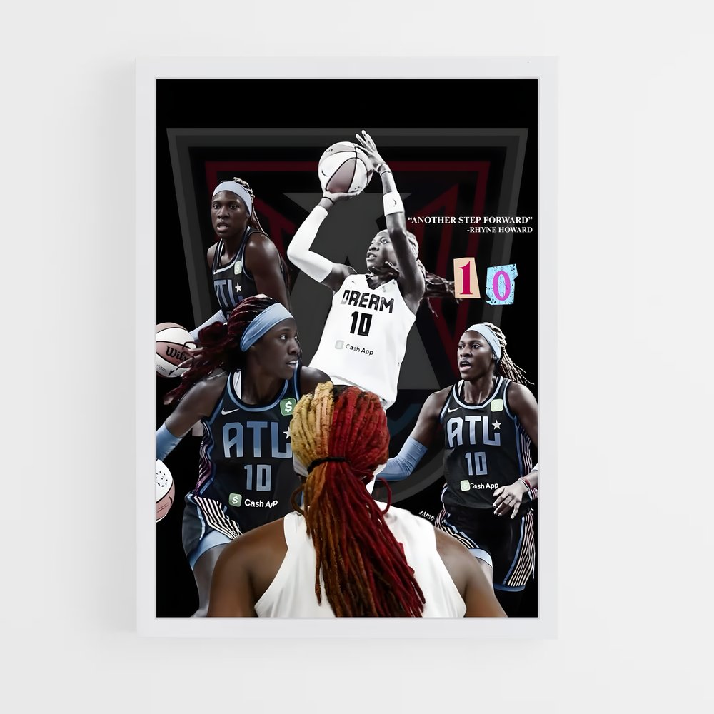 Poster L'Équipe de Rhyne – affiche Basketball (vue 3)